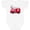 AA-White, variant on Inktastic Easter Red Firetruck with Pink Hearts Boys or Girls Baby Bodysuit