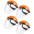 thumbnail image 1 of Protectores faciales de seguridad Tellegloww, 4 unidades, color naranja Full Impact, 1 of 6