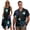 Camo Hunting Print, variant on Garronmavis Matching Outfits for Couples Vacation Red Hibiscus Mens Short Sleeve Shirt Size M Polyester and Women's Tank Dress with Pocket Hawaiian Vacation Sundress