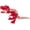 Crimson Fang, variant on Articulated Skeleton T-Rex Figurine Posable Prehistoric Collectible for Desk or Shelf Display 3D Printed