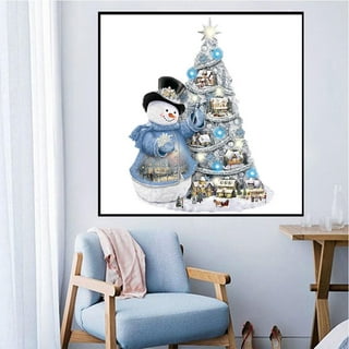  Snowman Diamond Art Tabletop Ornaments Kit 5D DIY Diamond  Painting Christmas Table Decorations Special Shaped Beads by Number Cross  Stitch Mosaic Arts Crafts Home Office Christmas Desktop Decor