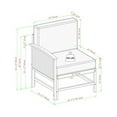 thumbnail image 5 of Ensemble de Sectionnel d'Angle en Bois Massif Midland - Marron, 5 of 5