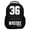 Black, variant on Maddox Batson 36 Logo Backpack Casual Packsack Women Men Outdoor Rucksack Travel Bag