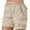 Khaki, variant on Women's Hiking Cargo Shorts Quick Dry Lightweight Summer Shorts for Women Drawstring Travel Outdoor Shorts