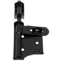 Raindrops Black Stainless Steel Barn Door Lock Slide Bolt Set for Secure Door Latch Hardware
