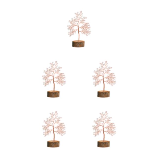 Árbol artificial Monstrate Crystal Bonsai decoración Maravillosa Cristal rosa 16 cm