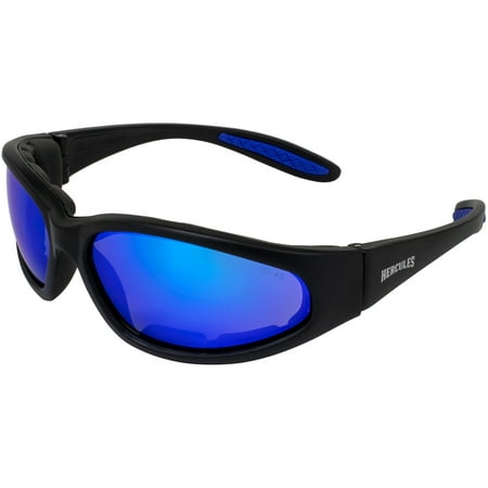 

Global Vision Eyewear Hercules Plus Safety Glasses G-Tech Blue Lens Matte Black Frame