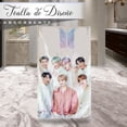 thumbnail image 2 of Toalla De Baño Bts Army Kpop Microfibra Poliester Diseño Nubisuave  Estampado Diseño BTS, 2 of 5