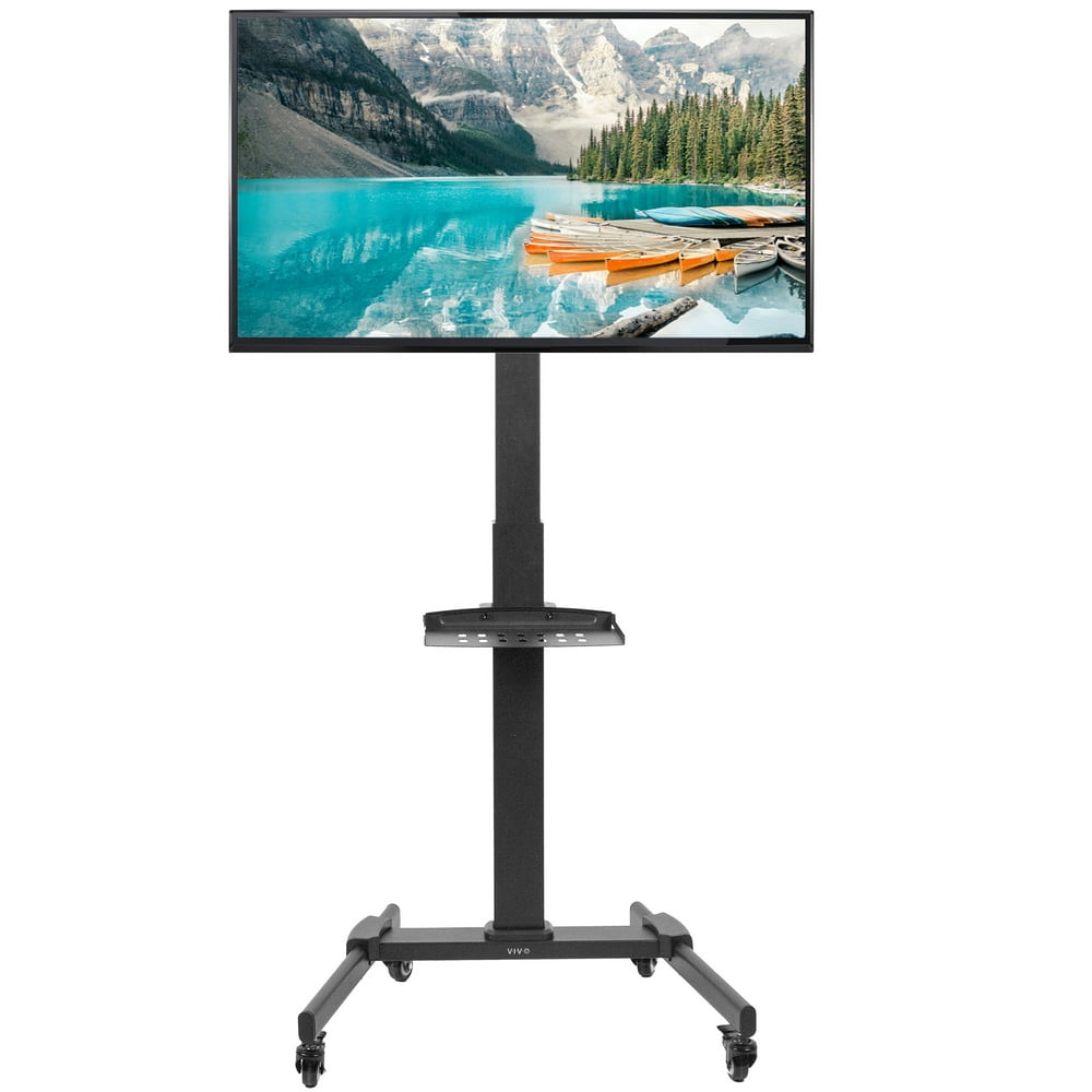 VIVO Mobile TV Cart for 32" to 55" LCD LED Plasma Flat Panel Stand w
