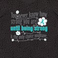 thumbnail image 4 of Inktastic Ovarian Cancer Being Strong Women's Plus Size T-Shirt, 4 of 5
