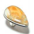 thumbnail image 2 of Natural Malinga Jasper Gemstone Handmade 925 Sterling Silver Ring Size 6, 2 of 2