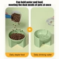 thumbnail image 4 of Anti-Tip Pet Bowl, Spill-Proof Wide Mouth Elevated Cat Dog Bowl 5.51x3.94in, 15-Degree Tilt Feeder for Comfortable Eating, Food-Grade Plastic Bowl with Non-Slip Base, Easy Clean Dish for Pets, 4 of 6