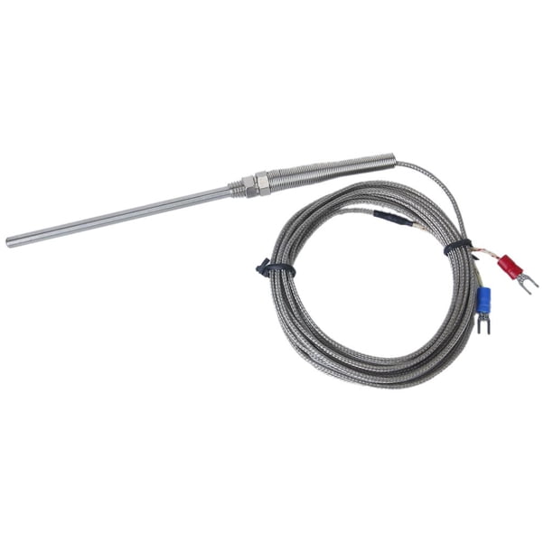 Sensor de termopar tipo K 100mm Sensor De Control De Temperatura Termopar - A 1250 ° 3m Sonda C 3m Magideal Sensor de termopar tipo K