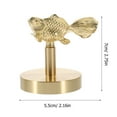 thumbnail image 2 of Masteelf  Goldfish Hook Wall Hangers for Clothes Hanging Coat Hooks Golden, 2 of 8