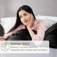 thumbnail image 2 of Cooling Satin Pillowcase for Hair and Skin, Silk Like Pillow Shams with Zipper, Anti Aging, Anti Acne, Wrinkle Free, 2 Pcs 20"x30", Queen, 2 of 5