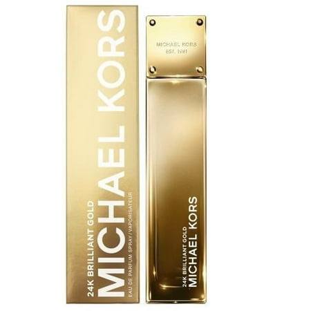 Michael Kors 24K Brilliant Gold Eau De Parfum Spray for Women 3.4