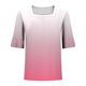 thumbnail image 5 of Blusas de Manga Corta para las Mujeres, Moda Verano Impreso, Blusas de Cuello Redondo, Chaqueta de Manga Corta para las Mujeres, 5 of 7