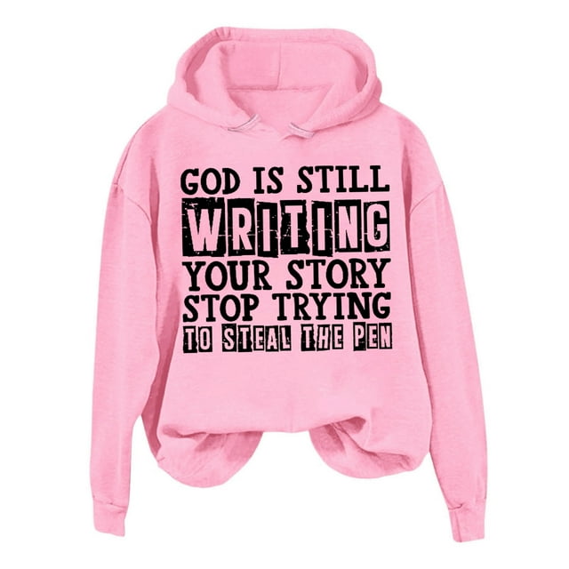 WEAIXIMIUNG Robe Chandail en Molleton Surdimensionnée Taille Zip Tendance Automne et Hiver pour Femmes Sweat à Capuche Imprimé Lettre Sweat à Capuche Sport Manches Longues