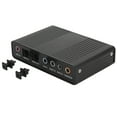 thumbnail image 1 of Black External Sound Card 6-Channel Codecs Audio Adapter For Karaoke Recording, 1 of 8