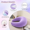 thumbnail image 6 of Topchances Compact Gaming Reading Pillows, Ergonomic Arm Support Pillow for Working, Crocheting, Reading, Breastfeeding (Light Purple), 6 of 19