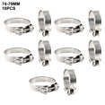 thumbnail image 1 of For solid Stainless Steel Hose Clamps: Adjustable 26-79 mm, Perfect for DIY - 74-79mm, 1 of 5