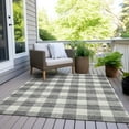 thumbnail image 6 of Addison Rugs Chantille Indoor/Outdoor Transitional Plaid Gray Washable Rectangle Rug, 2'6" x 3'10", 6 of 6
