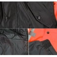 thumbnail image 5 of Men's Class 3 Safety High Visibility Water Resistant Reflective Neon Work Jacket (Tuff-Gard - Neon Orange, XL), 5 of 5