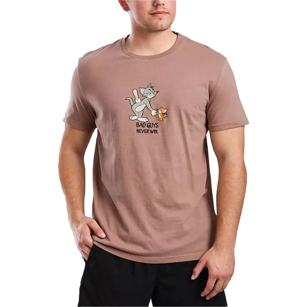 Elevenparis Hombres Bad Guys Never Win Camiseta gráfica gallnut S