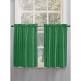 thumbnail image 5 of Retro Green Bathroom Window Curtain, Vintage Rustic Plants Trees Lines Pattern Light Filtering Coffee Kitchen Curtains, Bedroom Living Room Curtains 2 Panel 84"x54", 5 of 6