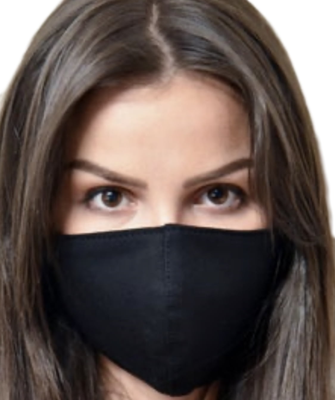 Washable Re-usable REVERSIBLE Face Covering Unisex Dust-Proof Outdoor Black Poly Cotton Protector