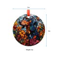 thumbnail image 5 of Dachshund Dog 4 Ceramic/Acrylic Christmas Ornament, Sweetheart Love Highlight, Heartfelt Mom Token, Autumn Harvest Highlight, Collectible 2025 Memory Piece, 5 of 5