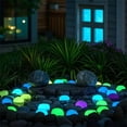 thumbnail image 2 of Glow in the Dark Pebbles 32 Pack Extra Large 4.5cm, Decorative Stones for Garden Landscape Path Fish Tank Home Outdoor Décor, 2 of 9