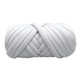 thumbnail image 2 of Giant Knit Yarns Decoration Ornament Handcraft Crocheting Arm Tools Weaving DIY Chunky Rope Thick Roving for Blanket Mat Cushion Hats , Grey, 2 of 9