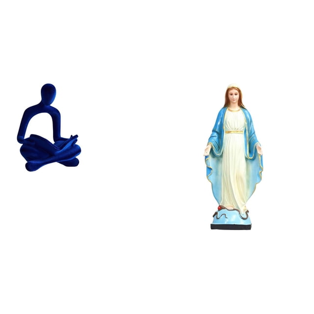 Figura de pensador abstracto,Estatua de pensador abstracto,decoración para el hogar,Estatua católica,Colección de estatuas y figuras religiosas,Escultura católica de la Santísima Virgen