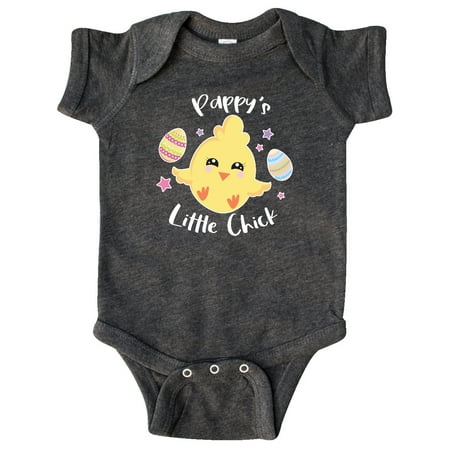 

Inktastic Happy Easter Pappy s Little Chick Gift Baby Girl Bodysuit