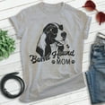 thumbnail image 2 of Basset Hound Mom, Unisex Women's Shirt, Basset Hound Owner, Funny Dog Mom Gift, Heather Gray, Small, 2 of 6
