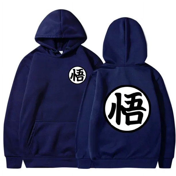 Sudadera con capucha de moda con estampado Vintage de Goku de dibujos animados de Anime japonés, jersey de lana, sudaderas informales con capucha para hombre, ropa informal estilo Hip Hop