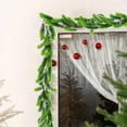 thumbnail image 5 of CuiLiyq 6.6 Ft Christmas Cedar Pine Garlands, Artificial Cedar Greenery Garland, for Table Mantle Wall Indoor Outdoor Christmas Decorations, 5 of 6