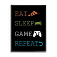 thumbnail image 5 of Masey St. Studios Eat Sleep Repeat Video Game Iconography Rules 16" x 20" Framed Painting Art Prints by Stupell Home Décor, 5 of 5