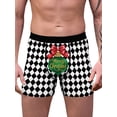 thumbnail image 2 of TheFound Men? S Slips de Sport Imprimés à la Taille Moyenne Boxer Slips, 2 of 7