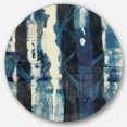 thumbnail image 1 of Designart 'Deep Woods II Indigo' Art Mural Rond en Métal Style Ferme - Disque de 36, 1 of 5