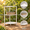 Marble White-3-Tier, variant on Rustic Brown 5-Tier Corner Shelf Stand Freestanding Storage Unit