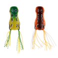 thumbnail image 1 of Señuelo de Pesca Soledad 2 Paquetes Rana Crankbaits Realistas Suaves, 1 of 10