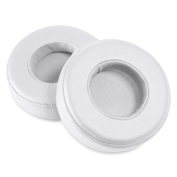 1Pair Noise-Cancelling Soft Foam Pad Headset Ear Pads Earbuds Cover Ear Cushion Headphones Accessories WHITE