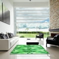 thumbnail image 6 of Ahgly Company Indoor Square Patterned Stoplight Go Green Area Rugs, 4' Square, 6 of 6