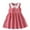 Red, variant on Ashirexll Girls Summer Dresses, Little Girls Dresses, 2-8 Years Girl's Sleeveless Plaid Printed Dress Fashion Princess Dress Comfortable Dress