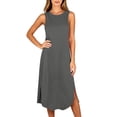 thumbnail image 6 of Vrorvz Long Nightgown for Womens Sleeveless Tank Nightshirts Sleepwear Loose Nightdress Nightgowns, 6 of 6