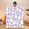 thumbnail image 3 of Halloween Printed Fleece Blanket - Soft Throw Blanket for Sofa Office Nap Warm Plush Lightweight Blanket Desk Companion(D-29.5× 39.4inch), 3 of 4