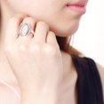 thumbnail image 5 of Handmade Rings 925 Sterling Silver Statement Rings Adjustable Chunky Stacking Band Ring for Women Girls, 5 of 5