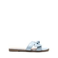 thumbnail image 2 of DREAM PAIRS Women’s Slide Sandals – Knotted Bow H Band Flat Slip-On Summer Slides, 2 of 6